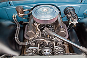 AUT 30 RK5977 01
1972 Chevrolet Blazer Blue And White Engine Detail In Studio