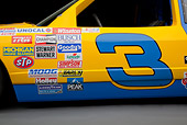 AUT 30 RK5982 01
1987 Chevrolet Monte Carlo Stock Car Blue And Yellow Side Detail In Studio