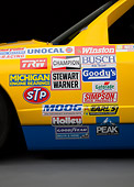 AUT 30 RK5983 01
1987 Chevrolet Monte Carlo Stock Car Blue And Yellow Side Detail In Studio