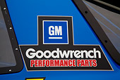 AUT 30 RK5991 01
1987 Chevrolet Monte Carlo Stock Car Blue And Yellow Logo Detail In Studio