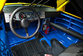 AUT 30 RK5992 01
1987 Chevrolet Monte Carlo Stock Car Blue And Yellow Interior Detail In Studio