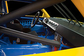 AUT 30 RK5993 01
1987 Chevrolet Monte Carlo Stock Car Blue And Yellow Interior Detail In Studio
