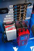 AUT 30 RK6000 01
1987 Chevrolet Monte Carlo Stock Car Blue And Yellow Dashboard Detail In Studio