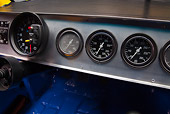 AUT 30 RK6001 01
1987 Chevrolet Monte Carlo Stock Car Blue And Yellow Dashboard Detail In Studio