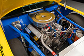 AUT 30 RK6008 01
1987 Chevrolet Monte Carlo Stock Car Blue And Yellow Engine Detail In Studio