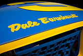 AUT 30 RK6011 01
1987 Chevrolet Monte Carlo Stock Car Blue And Yellow Roof Detail In Studio