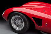 AUT 30 RK6031 01
1957 Ferrari 625 TRC Red Front Wheel And Hood Detail In Studio