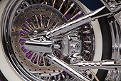 AUT 30 RK6058 01
2003 Harley-Davidson Custom Fat Boy Silver Engrave Wheel Detail In Studio