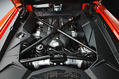 AUT 30 RK6100 01
2012 Lamborghini Aventador Tangerine Engine Detail In Studio