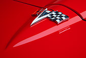 AUT 30 RK6146 01
1965 Chevrolet Corvette Stingray Red Logo Detail In Studio