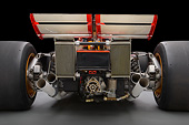 AUT 30 RK6223 01
1970 Ferrari 312B Race Car Red Rear Detail In Studio