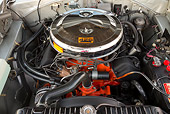 AUT 30 RK6228 01
1966 Dodge Charger Silver Gray Engine Detail