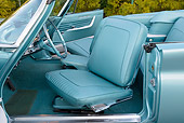 AUT 30 RK6252 01
1960 Chrysler New Yorker Convertible Blue Interior Detail