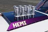 AUT 30 RK6259 01
1965 Dodge Coronet White And Purple Engine Detail
