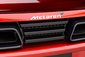 AUT 30 RK6263 01
2013 McLaren MP4-12C Spider Red Logo Detail In Studio