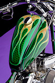 AUT 30 RK6273 01
2005 Executive Choppers Special Construction Black And Green Front Detail In Studio