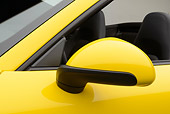 AUT 30 RK6281 01
2013 Porsche 911 Carrera S Cabriolet Yellow Side Mirror Detail In Studio