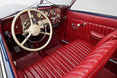 AUT 30 RK6320 01
1937 Cord Supercharged 812 Phaeton Blue Interior Detail In Studio