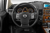 AUT 30 IZ0140 01
2010 Nissan Titan SE Crew Cab Pickup Truck White Interior Detail Studio