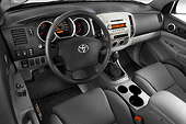 AUT 30 IZ0147 01
2010 Toyota Tacoma Access Cab Pickup Truck Silver Interior Detail Studio