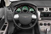 AUT 30 IZ0195 01
2009 Chrysler Sebring Convertible Silver Interior Detail Studio