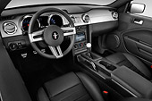 AUT 30 IZ0238 01
2009 Ford Mustang Shelby GT Coupe Yellow Interior Detail Studio