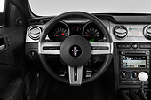 AUT 30 IZ0240 01
2009 Ford Mustang Shelby GT Coupe Yellow Interior Detail Studio