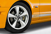 AUT 30 IZ0241 01
2009 Ford Mustang Shelby GT Coupe Yellow Front Wheel Detail Studio