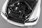 AUT 30 IZ0493 01
2011 BMW X6 Sports Activity Vehicle Silver Engine Detail Studio