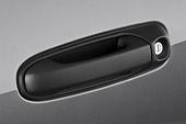 AUT 30 IZ0580 01
2008 Mitsubishi Raider Double Cab LS Pickup Truck Gray Door Handle Detail Studio