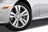 AUT 30 IZ0597 01
2010 Mercedes-Benz SLK350 Roadster Silver Front Wheel Detail Studio