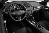 AUT 30 IZ0598 01
2010 Mercedes-Benz SLK350 Roadster Silver Interior Detail Studio
