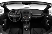 AUT 30 IZ0599 01
2010 Mercedes-Benz SLK350 Roadster Silver Interior Detail Studio