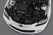 AUT 30 IZ0654 01
2009 Mazdaspeed3 White Engine Detail Studio