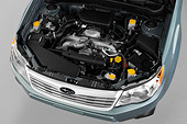 AUT 30 IZ0699 01
2010 Subaru Forester PZEV Blue Engine Detail Studio