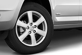 AUT 30 IZ0709 01
2008 Toyota RAV4 Silver Front Wheel Detail Studio