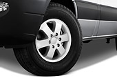 AUT 30 IZ0782 01
2010 Dodge Sprinter Passenger Van Silver Front Wheel Detail Studio