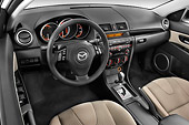 AUT 30 IZ0807 01
2009 Mazda Mazda3 5-Door Sport White Interior Detail Studio
