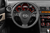 AUT 30 IZ0808 01
2009 Mazda Mazda3 5-Door Sport White Interior Detail Studio