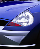 AUT 30 RK0008 08
Ford Saetta Ghia Blue Concept Car Detail Close Up Of Headlight