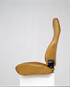 AUT 30 RK0010 04
Profile View Of Tan Leather Seat On White Seamless