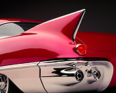 AUT 30 RK0063 02
1957 Candy Raspberry Cadillac Eldorado Kustom Low Rear Showing Finn And Lights