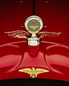 AUT 30 RK0085 08
Close Up Of A 1923 Red Duesenberg Touring Hood Ornament Studio