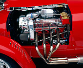 AUT 30 RK0113 02
1954 Red Kurtis-Kraft 500-S Roadster Engine Detail