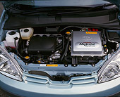 AUT 30 RK0151 01
Close Up Shot Of Engine Of A 1997 Toyota Prius Hybrid