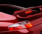 AUT 30 RK0218 05
1999 Porsche 996 Arena Red Detail Rear Light And Spoiler Brake Lights On Studio