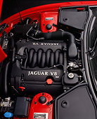 AUT 30 RK0227 01
1999 Jaguar XK8 Convertible Red Detail Engine Shot