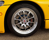 AUT 30 RK0434 05
1996 Hennessey Viper Venom 650R Yellow Front Wheel Detail