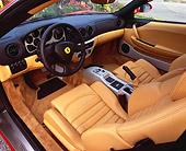 AUT 30 RK0463 03
1999 Ferrari 360 Modena Red Detail Interior Front Seats Steering Wheel And Dash