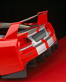 AUT 30 RK0512 03
Dodge Viper GTSR Concept Red Silver Stripe Rear Detail Studio